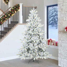 Artificial Hinged Christmas Tree with 300 LEDs