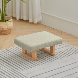 Benney 41cm Wide Rectangle Solid Colour Footstool Ottoman