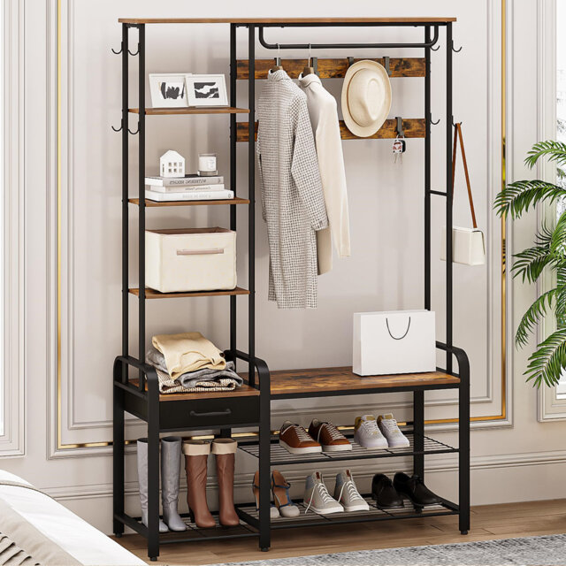 Metal 17 - Hook Coat Rack