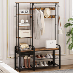Metal 17 - Hook Coat Rack