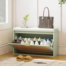 8 Pair Shoe Storage Bench