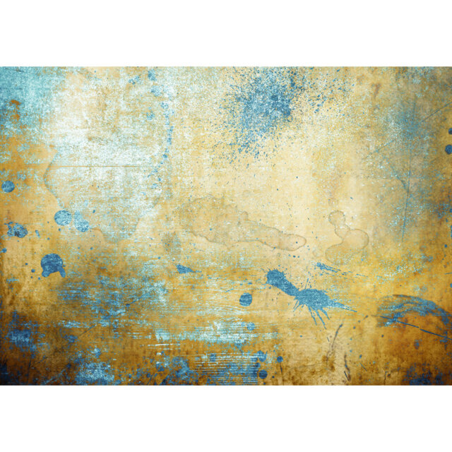 Genele Machine Woven Gold/Blue Rug