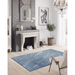 Ivar Soft Low Pile Grey/Blue Rug