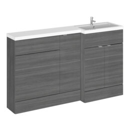 Fusion Fitted Furniture - Gloss White 1505mm Bathroom Vanity with Basin
