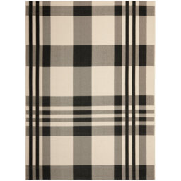 andish Black/Bone Indoor/Outdoor Area Rug