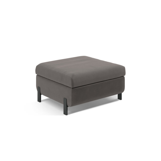 Rosaisela 72cm Wide Velvet Solid Colour Pouffe Ottoman