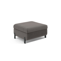 Rosaisela 72cm Wide Velvet Solid Colour Pouffe Ottoman