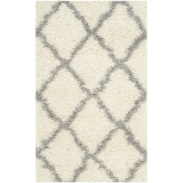 Rosalind Hooked Ivory/Grey Rug