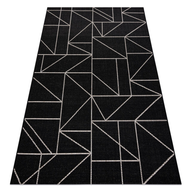 Toyei Black Indoor/Outdoor Rug