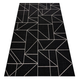 Toyei Black Indoor/Outdoor Rug