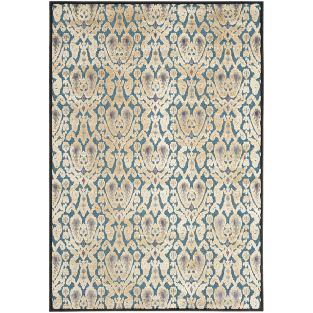 Kimber Anthracite/Petrol Blue Area Rug