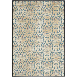 Kimber Anthracite/Petrol Blue Area Rug