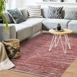 Kuehn Skin Braided Pink Rug