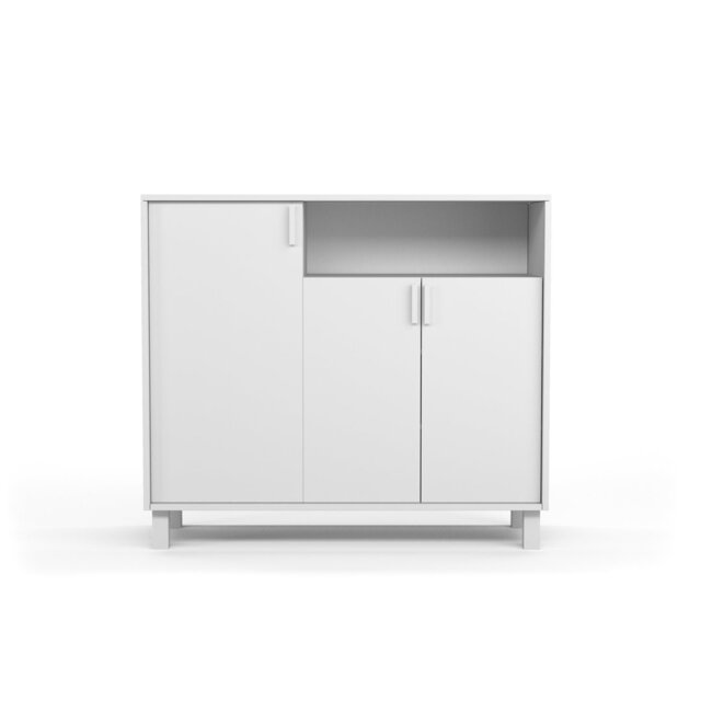 16 Pair Shoe Storage Cabinet