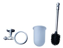 Ojas Wall Mounted Toilet Brush and Holder