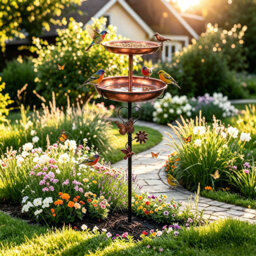 Iron Birdbath