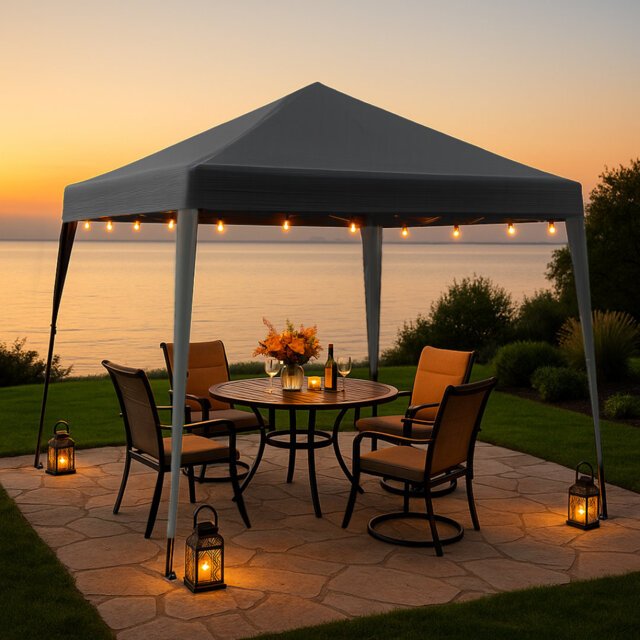Odakotah Easy Up Outdoor Garden 3m Gazebo