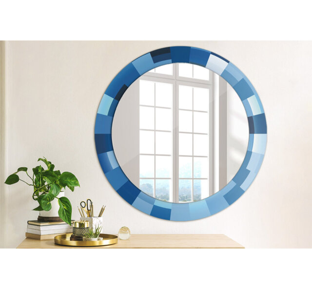 Huldar Glass Flat Wall Mirror