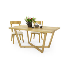 Kanosh Oak Solid Wood Dining Table