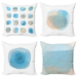 Everts Indoor / Outdoor Abstract Square Throw Pillow Cover