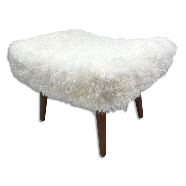 Audine 73cm Wide Rectangle Solid Colour Footstool Ottoman