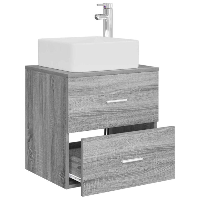 Single Bathroom Vanity with Ceramic Basin
