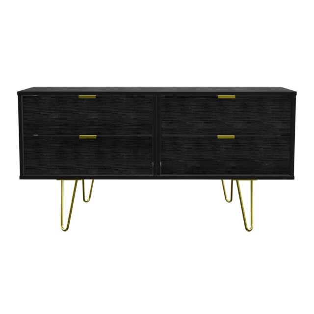 Fully Assembled Bellatrix 4 Drawer 112Cm W Chest of Drawers
