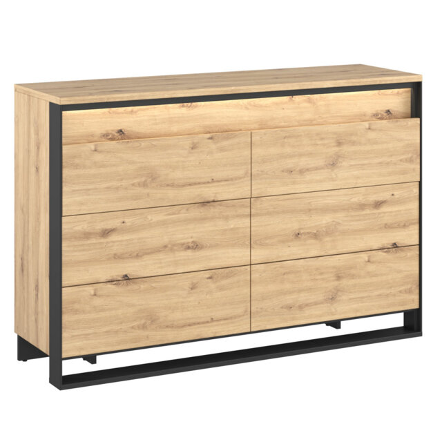 Niamh 6 Drawer 130Cm W Chest of Drawers