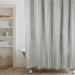 Routenberg Cotton Shower Curtain