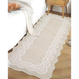 Soft Faux Woolen Area Rug Washable, Collapsible, Non-Slip for Bedroom Living Room