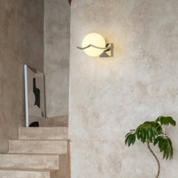 Wall Lights, Glass Ball Indoor Wall Sconces For Bedroom, Living Room