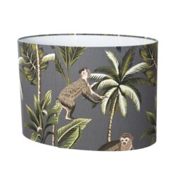 81.28cm H Cotton Oval Lamp Shade ( Screw On )