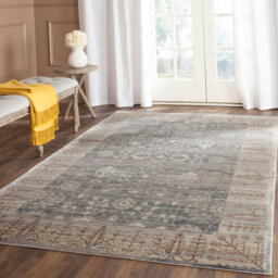 Ariya Looped/Hooked Dark Grey/Light Grey Rug