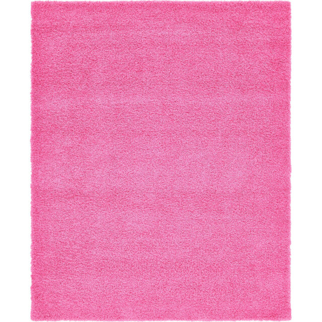 Dejoun Shaggy Pink Rug