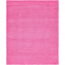 Dejoun Shaggy Pink Rug