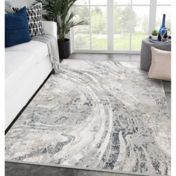 Adera Abstract Machine Woven Area Rug