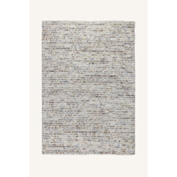 Abdu Flatweave Wool Brown/White Rug