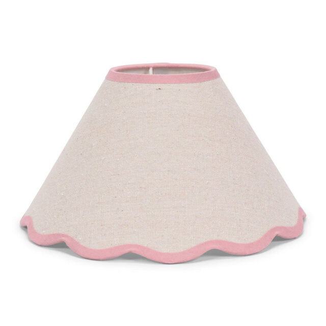 Florie Linen Blend Tapered Pendant Shade ( Clip On )