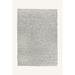 Larke Flatweave Wool Grey Rug