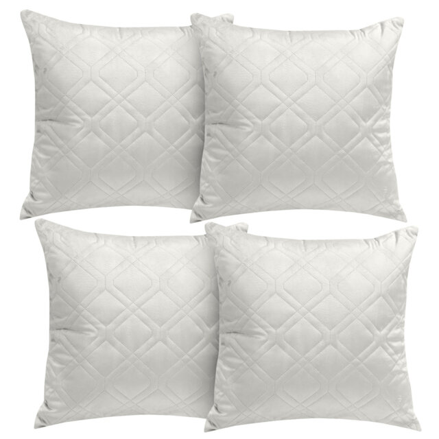 Aspire Homeware Diamond-Pattern Square Velvet Cushion Cover