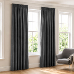 Kensington Homeware Blackout Thermal Room Darkening Pencil Pleat Window Curtain Pair