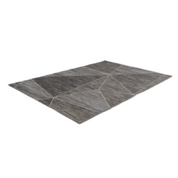 Tilly-Mae Indoor/Outdoor Flatweave Grey/Black Rug