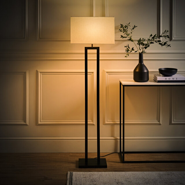 150.5cm Gloss Traditional Floor Lamp