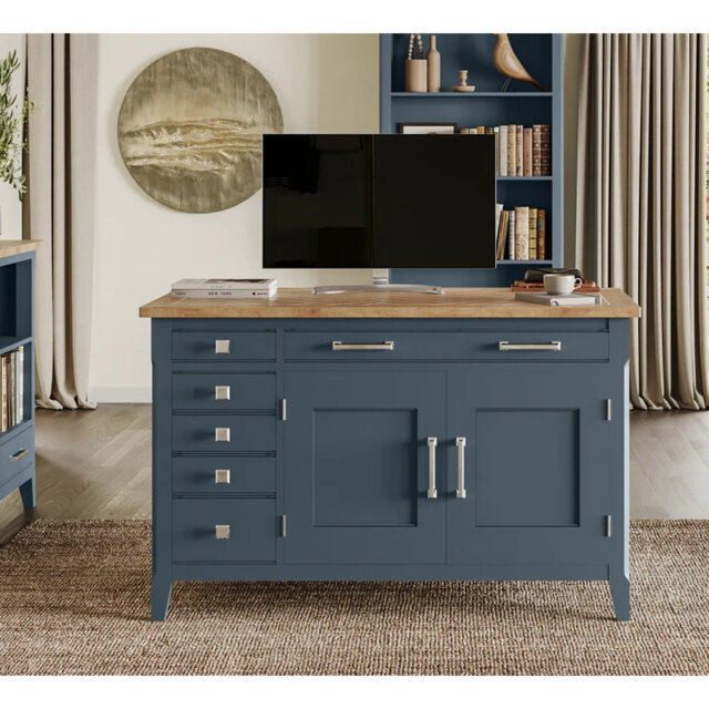 Kusilvak Solid Wood Computer Desk