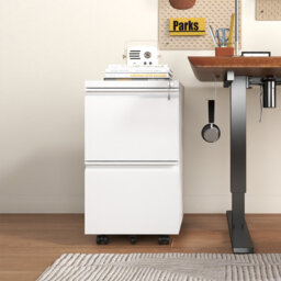"14.6""W Fully Assembled Cabinet Body with Castors Requiring Installation for Legal/Letter Files."