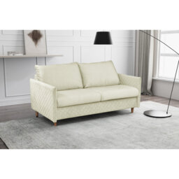 Melieck 2 Seater Velvet Sofa Bed with Mattress