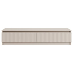 Sandia Two-Door TV Cabinet with Fluted Front 139 cm Cashmere