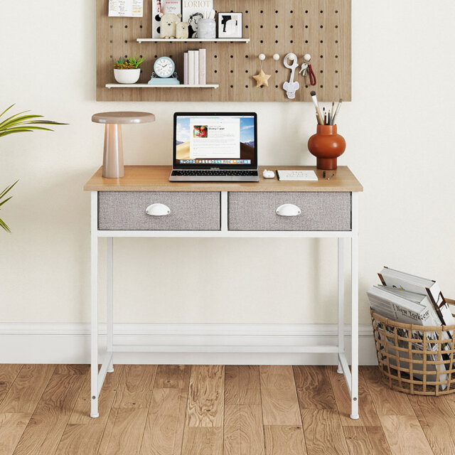 Metal Base Computer Desk