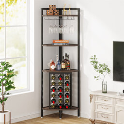Aniessa Wine Bottle & Glass Rack