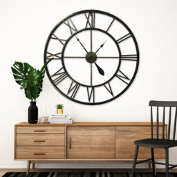 Hackney Roman Iron Wall Clock
